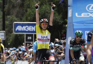 Mladi Tadej Pogačar – zmagovalec kolesarske dirke po Kaliforniji